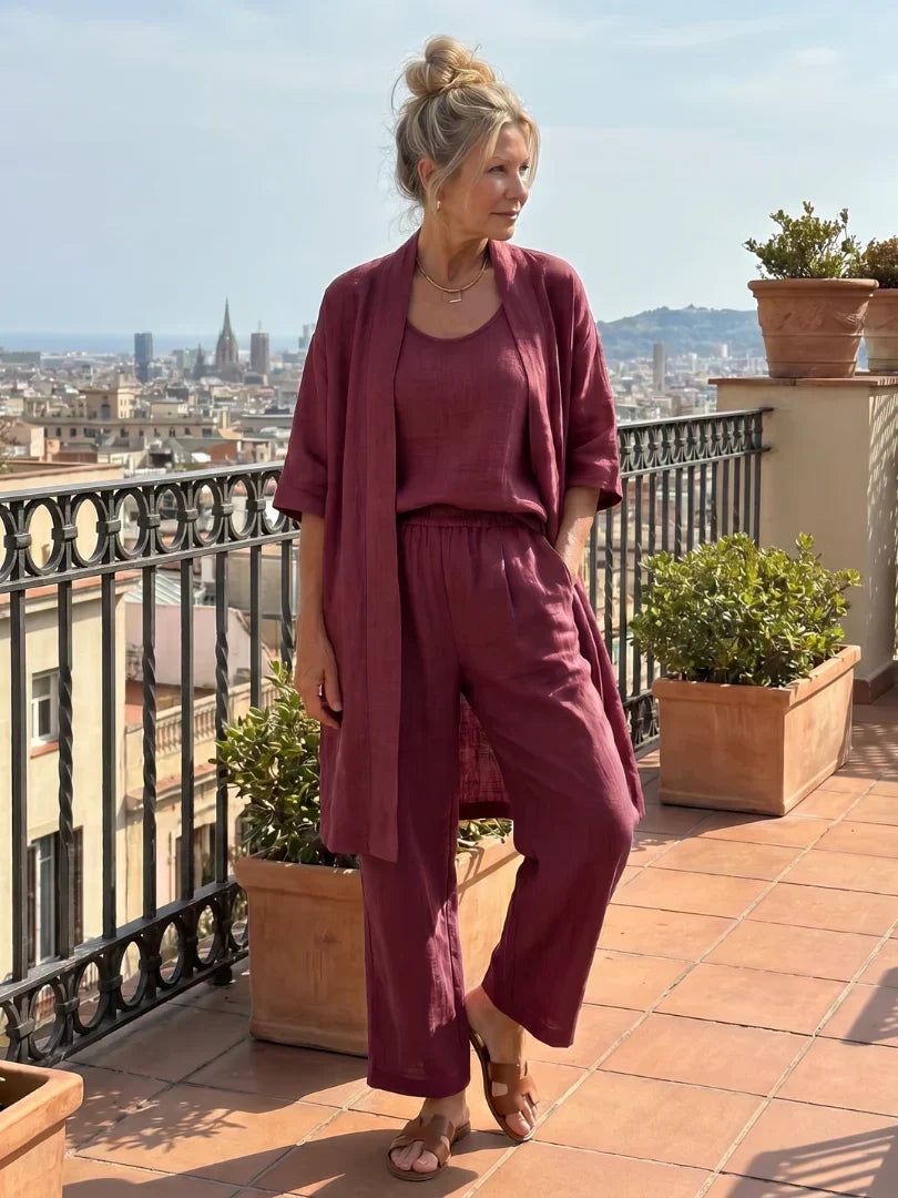Hazel | Lightweight Linen Set