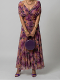 Calen | Off Shoulder Flow Midi Dress