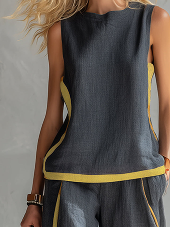 Lilias – Cotton Linen Two-Piece Set