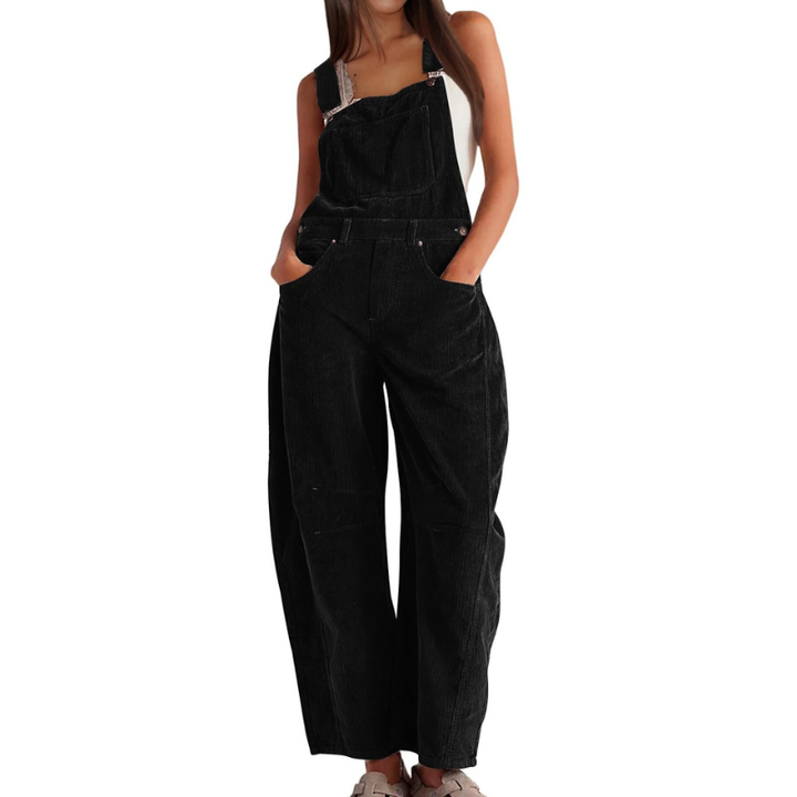 Neve – Effortless Wide Leg Overalls Jumpsuit