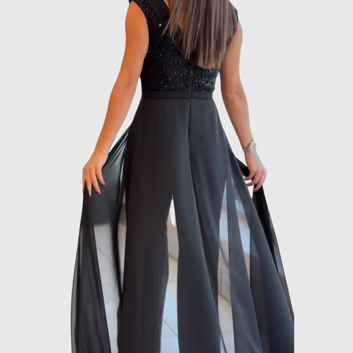 LILIANE | SLEEVELESS PARTY JUMPSUIT