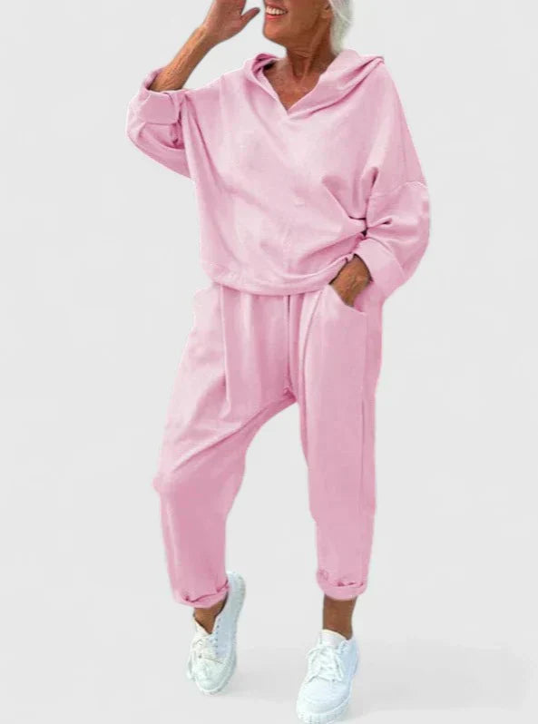 Sally | Comfortable Hooded Sweatshirt Set