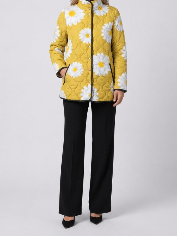 Sable | Charming Daisy Pattern Jacket