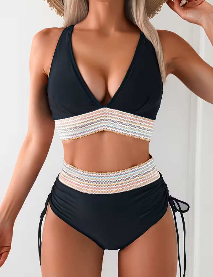 Loretta | Elegant High-Waist Bikini Set