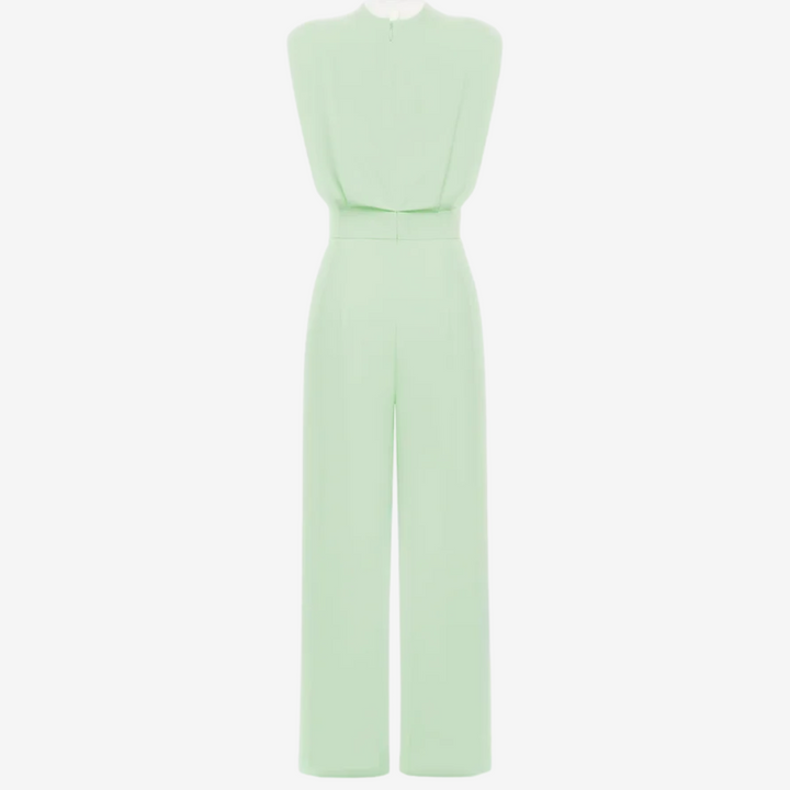 Aria - Belted Fluid Jumpsuit