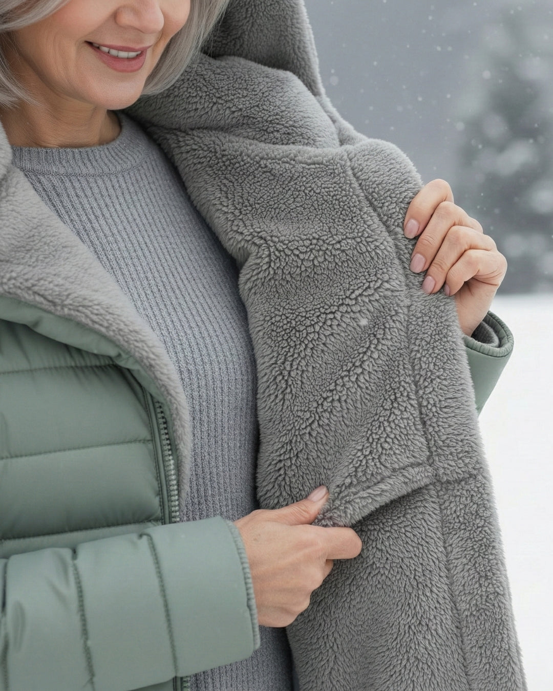 Camellia | Fleece Lined Puffer Coat
