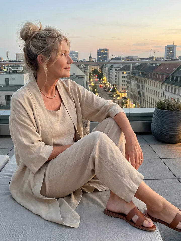 Hazel | Lightweight Linen Set