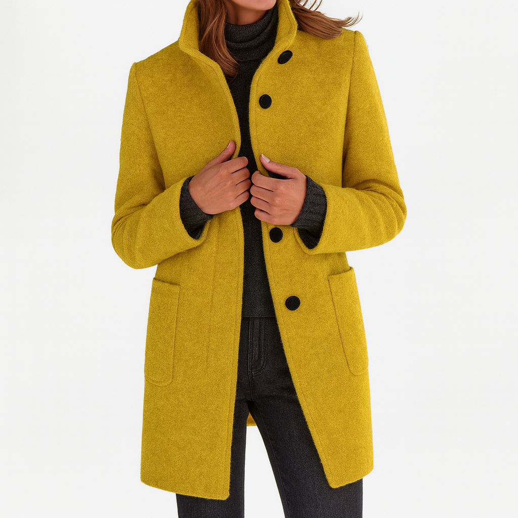Anna | Elegant WinterCoat with High Collar