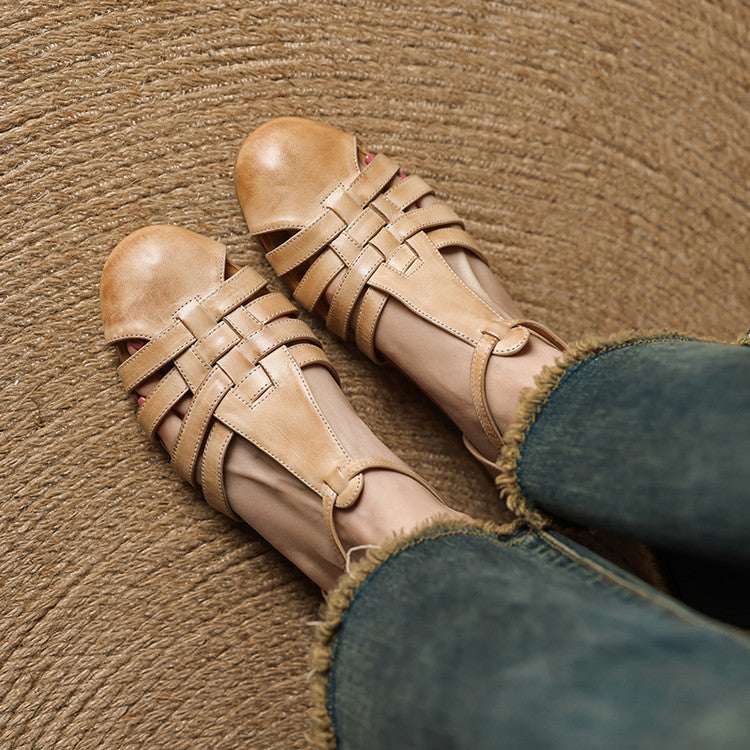 Solene Dalia Genuine Leather Flats