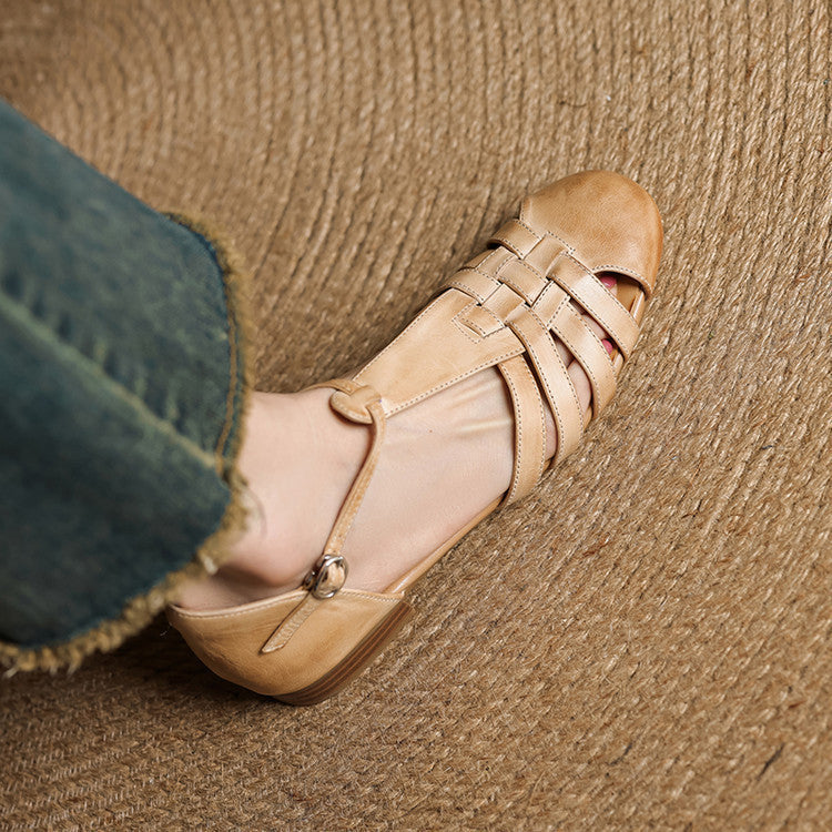 Solene Dalia Genuine Leather Flats
