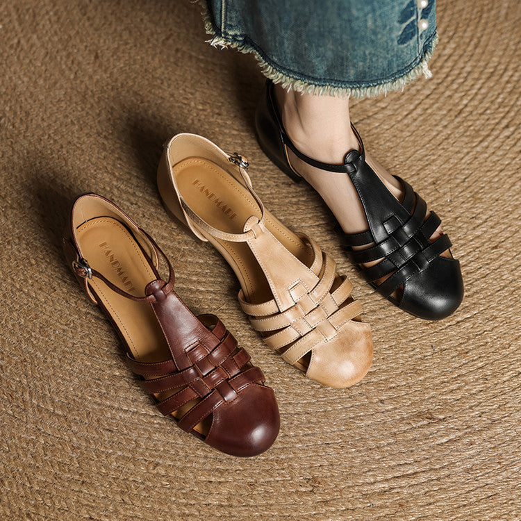 Solene Dalia Genuine Leather Flats