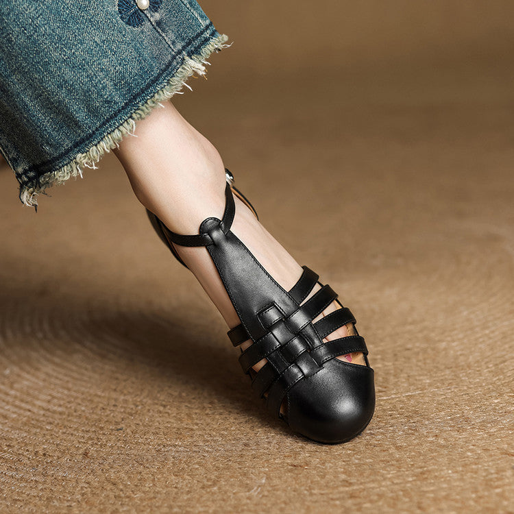 Solene Dalia Genuine Leather Flats