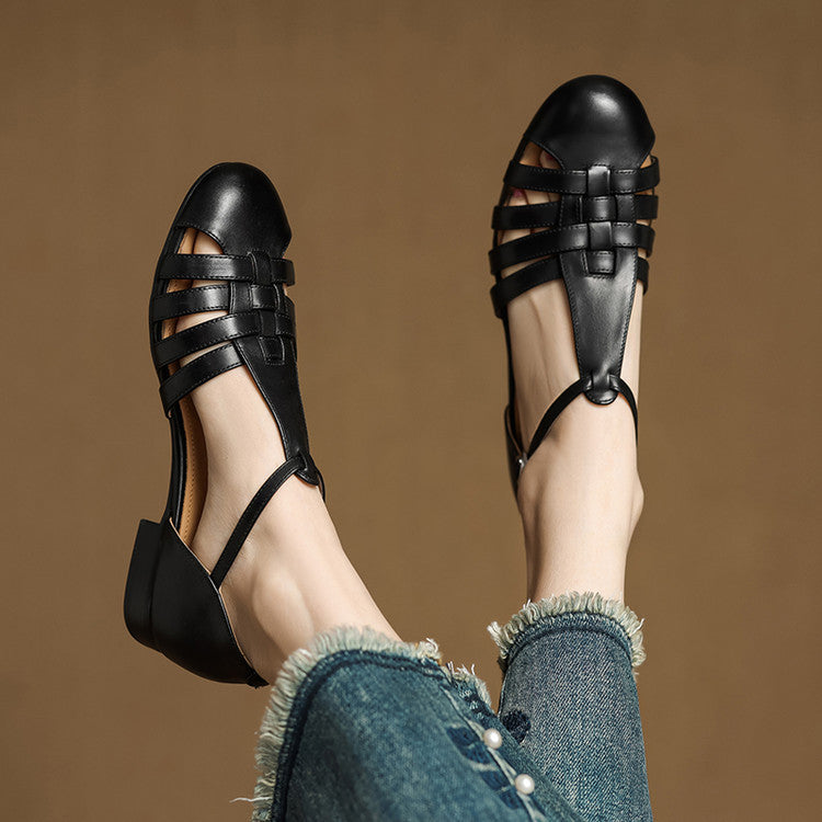 Solene Dalia Genuine Leather Flats