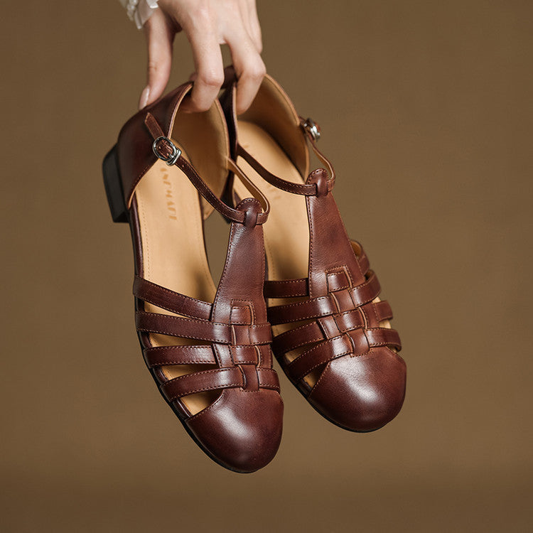 Solene Dalia Genuine Leather Flats