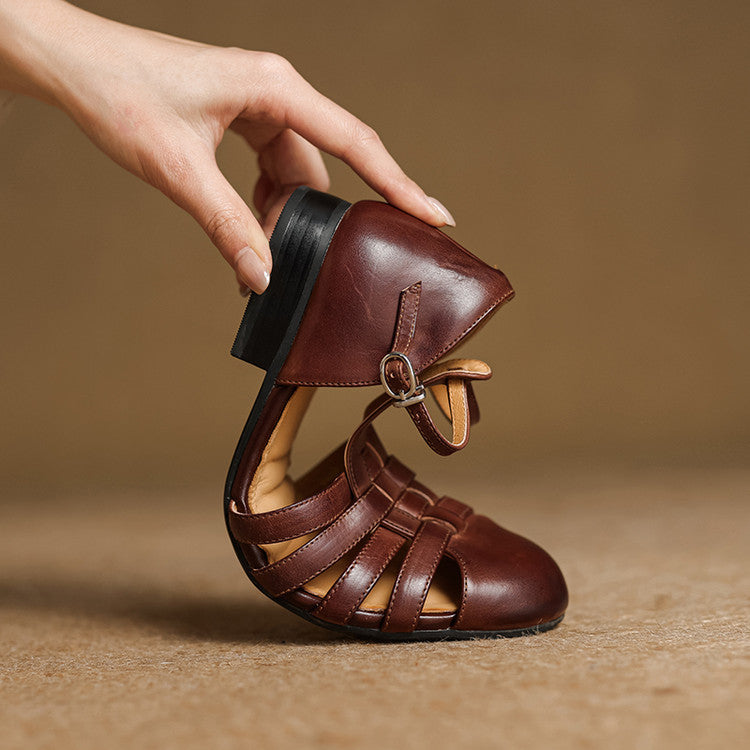 Solene Dalia Genuine Leather Flats