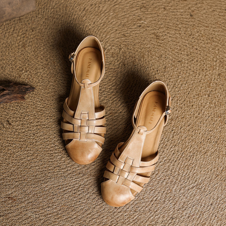 Solene Dalia Genuine Leather Flats