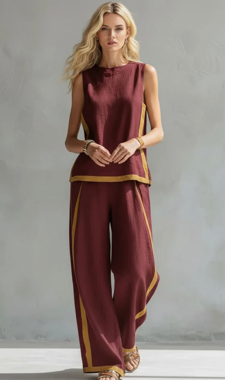 Lilias – Cotton Linen Two-Piece Set