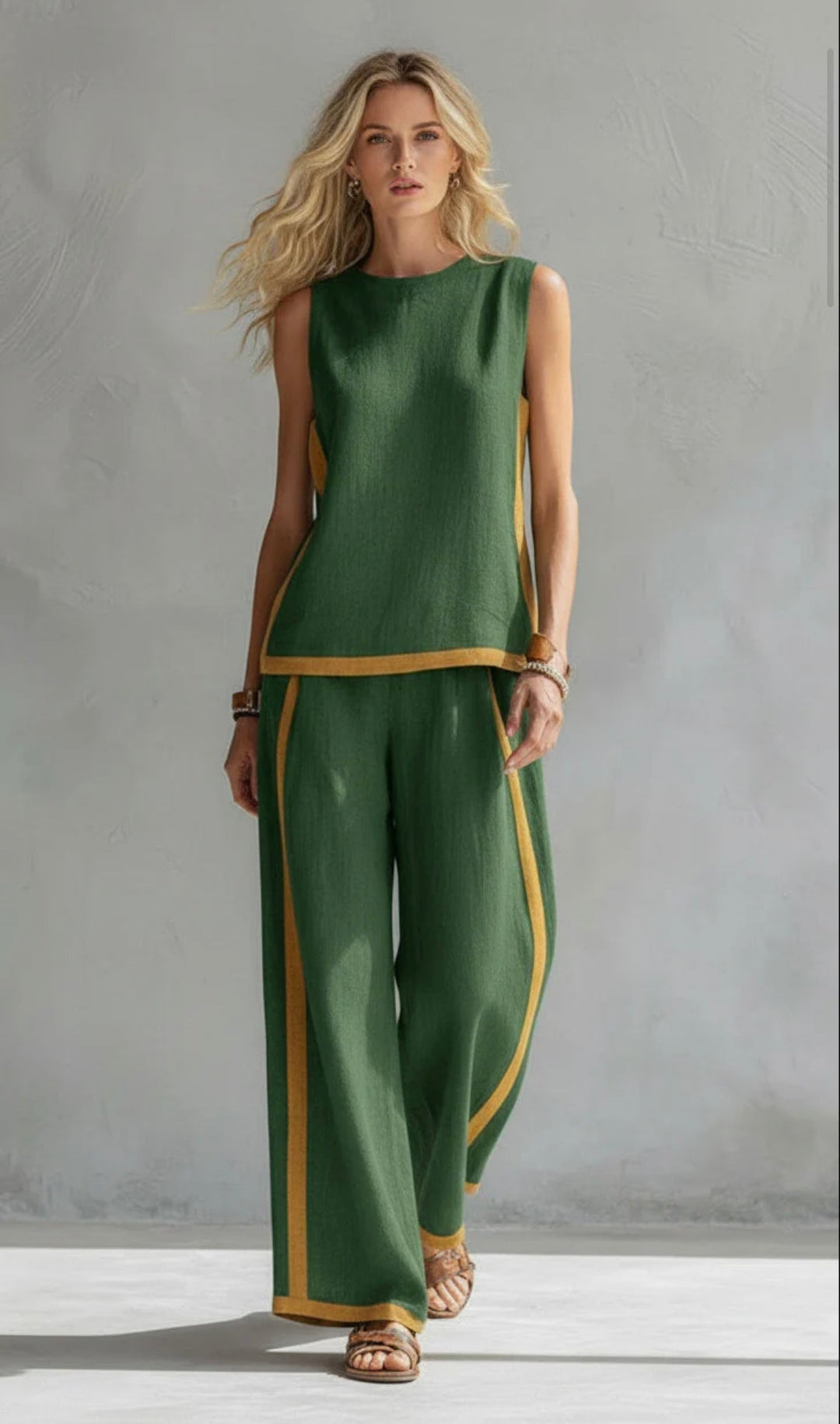 Lilias – Cotton Linen Two-Piece Set
