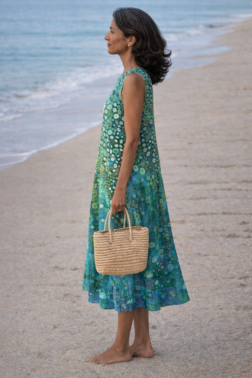 Zara | Midi dress with reef print