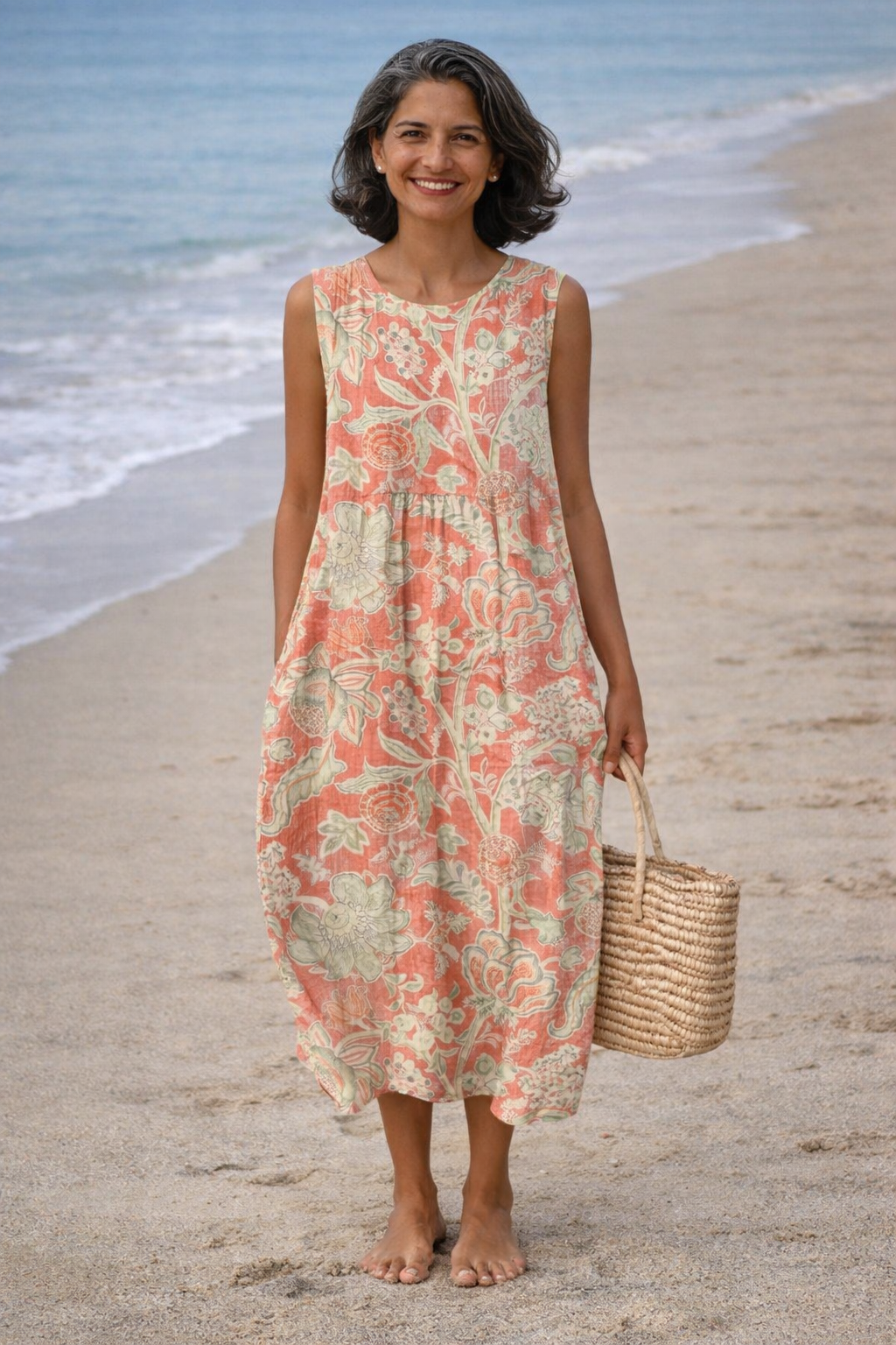 Belén | Floral Midi Dress