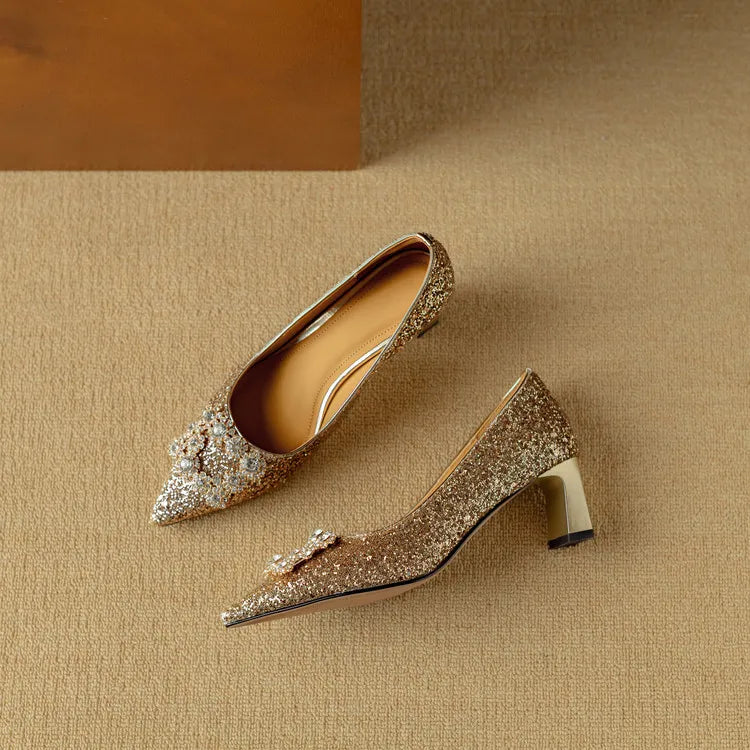 Jamie | Gloria Glitter Pumps
