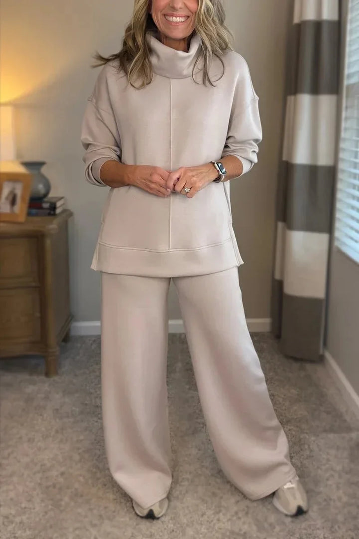 Quinn – Casual Turtleneck Two-Piece Set