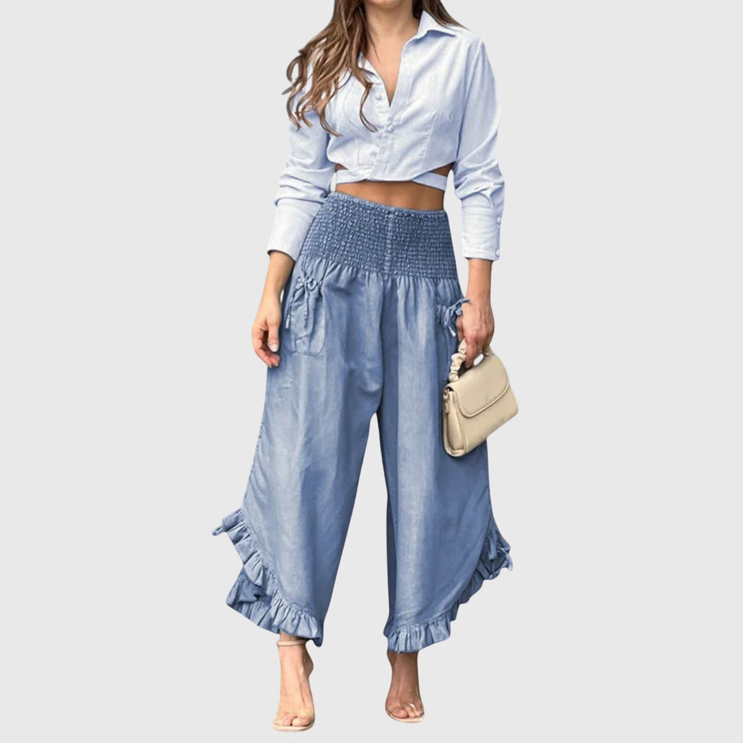 Jamie | Casual Pants with Fashionable Pleats
