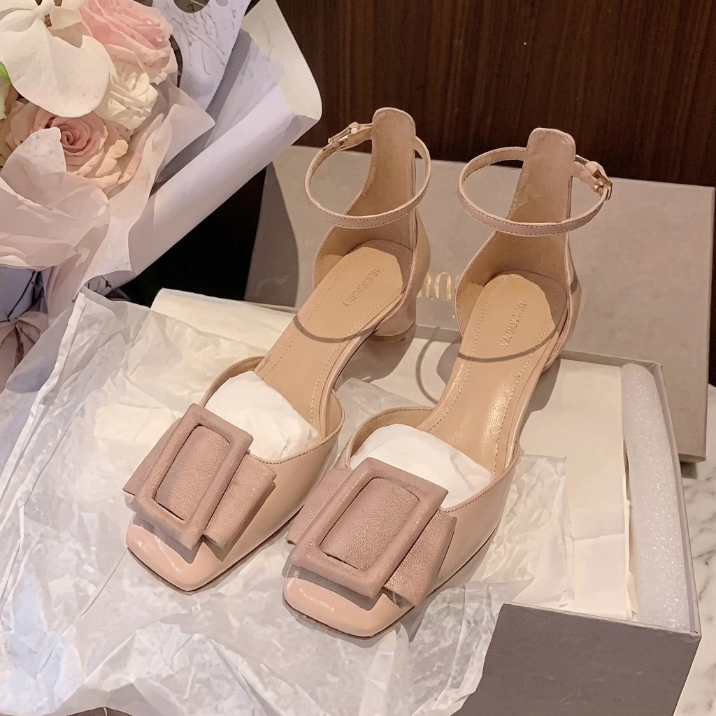 Rosalie Buckle Strap Heels
