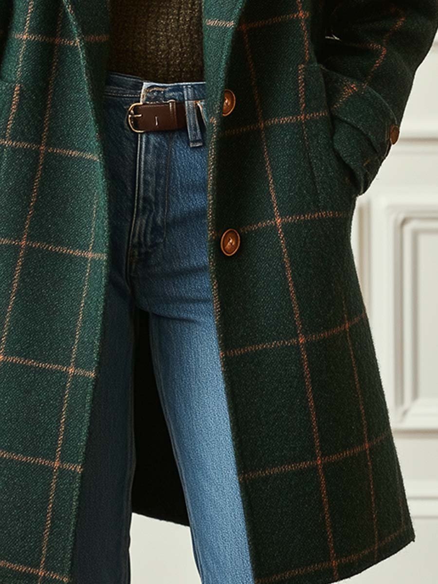 Nadia | Classic Checked Coat