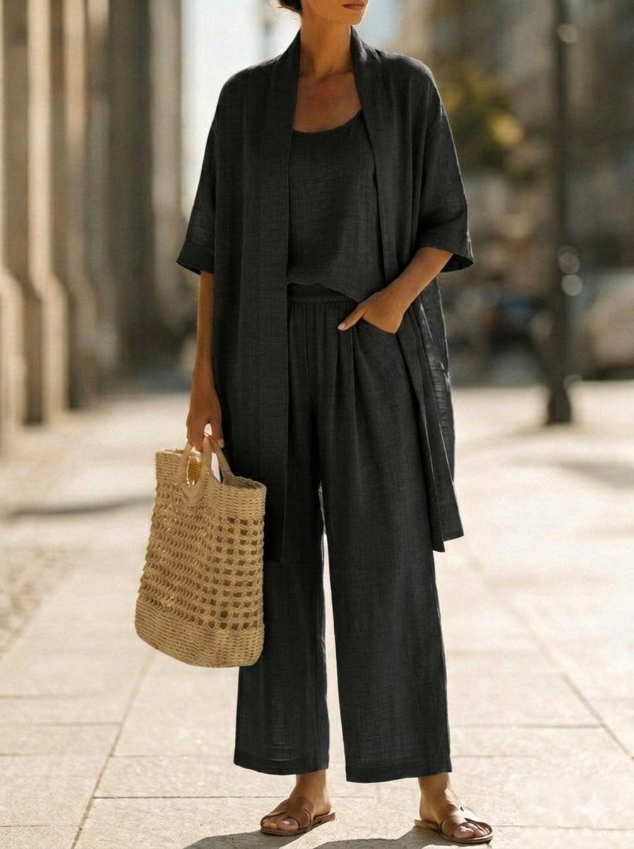 Hazel | Lightweight Linen Set